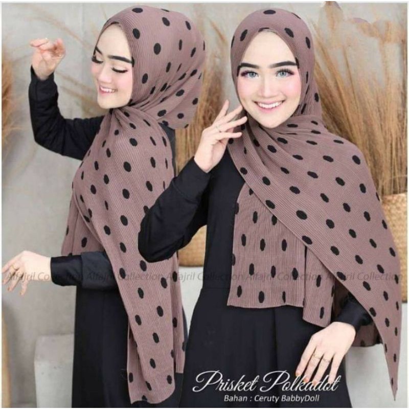 KERUDUNG CERUTY FULL PLISKET//CERUTY BABYDOLL MOTIF FOLKAFOT (BESAR)