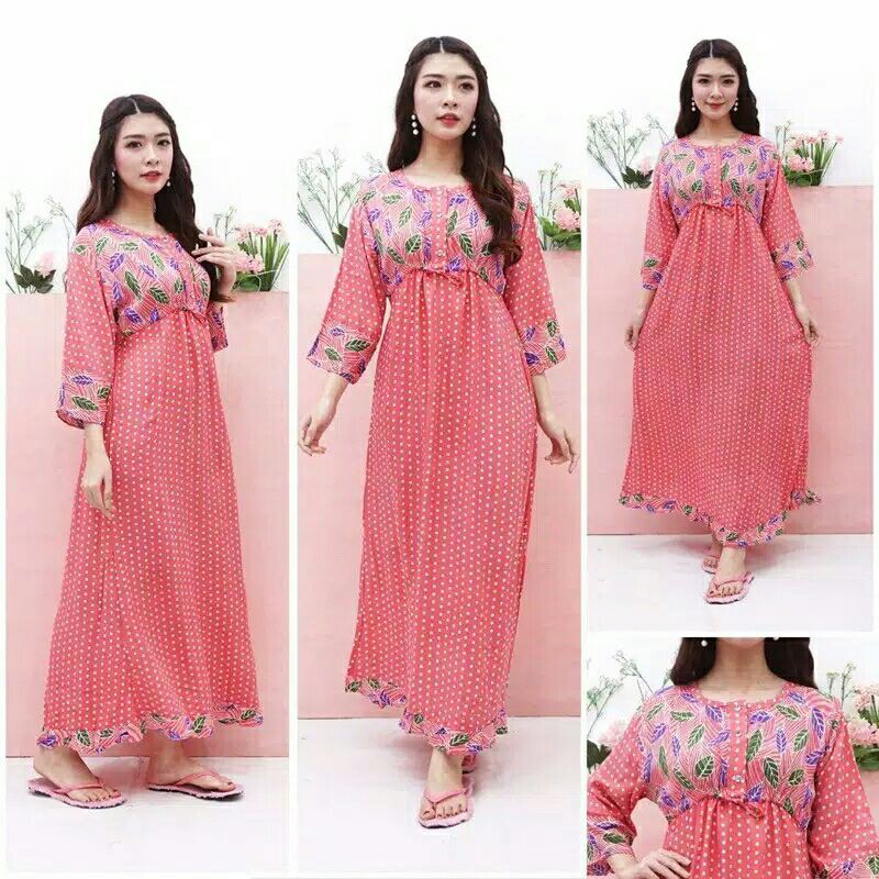 daster tangan 3/4 dan 7/8 lengan panjang semata kaki murah kekinian viral daster best seller rayon-4