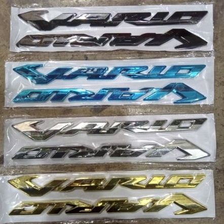 SEPASANG Emblem Honda Vario 150/125,Emblem vario satu pasang