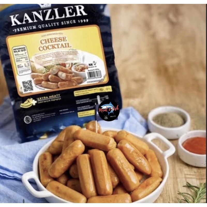 

Sosis Ayam Cocktail Cheese | Kanzler 500g