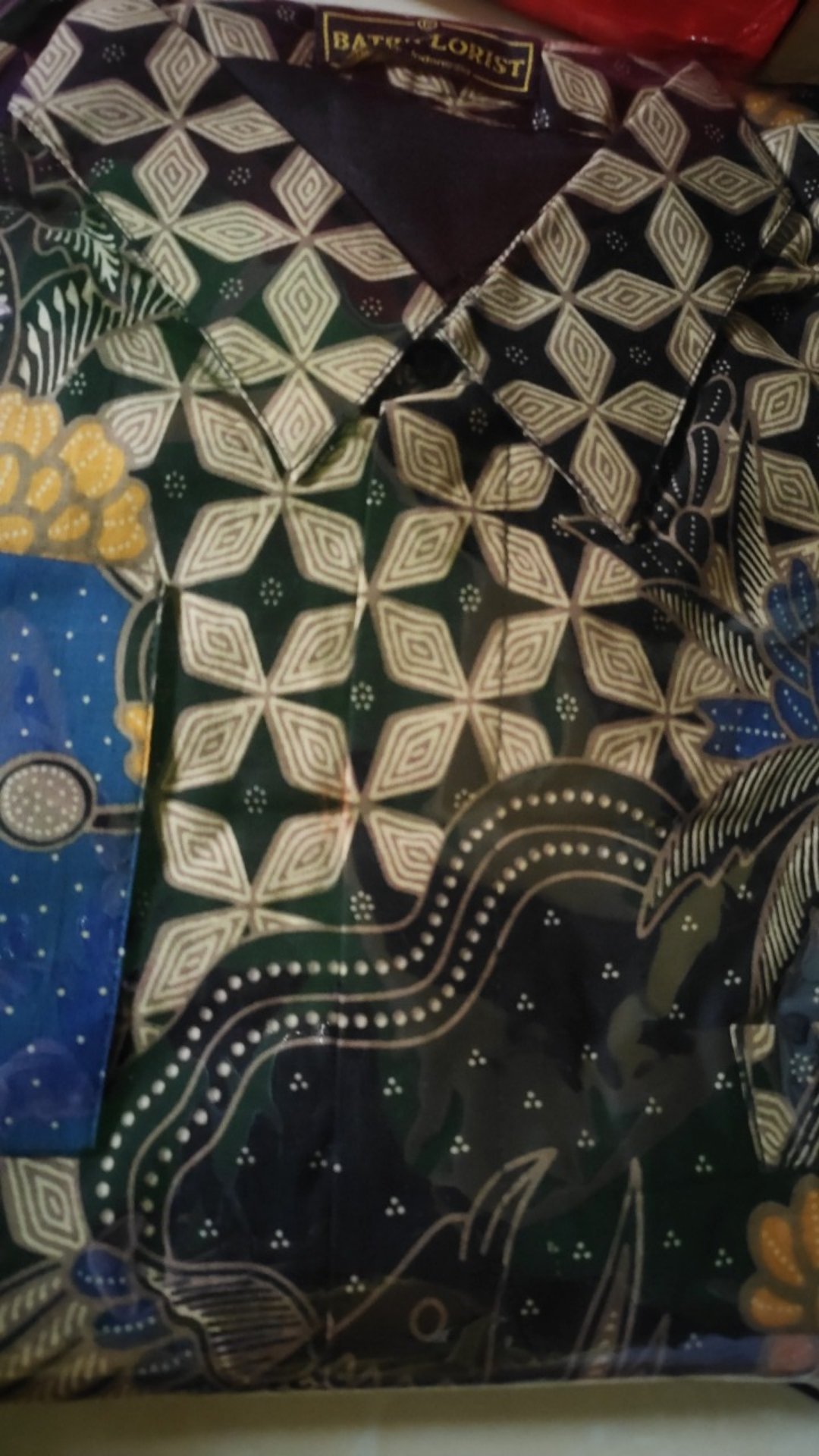 Merak Tarung Kemeja Batik Pria Full Furing Bahan Katun Primisima