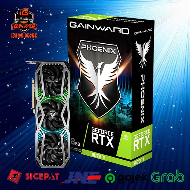 GAINWARD GeForce RTX 3070 Ti PHOENIX 8GB DDR6 - RTX 3070Ti NAMPOL GAN