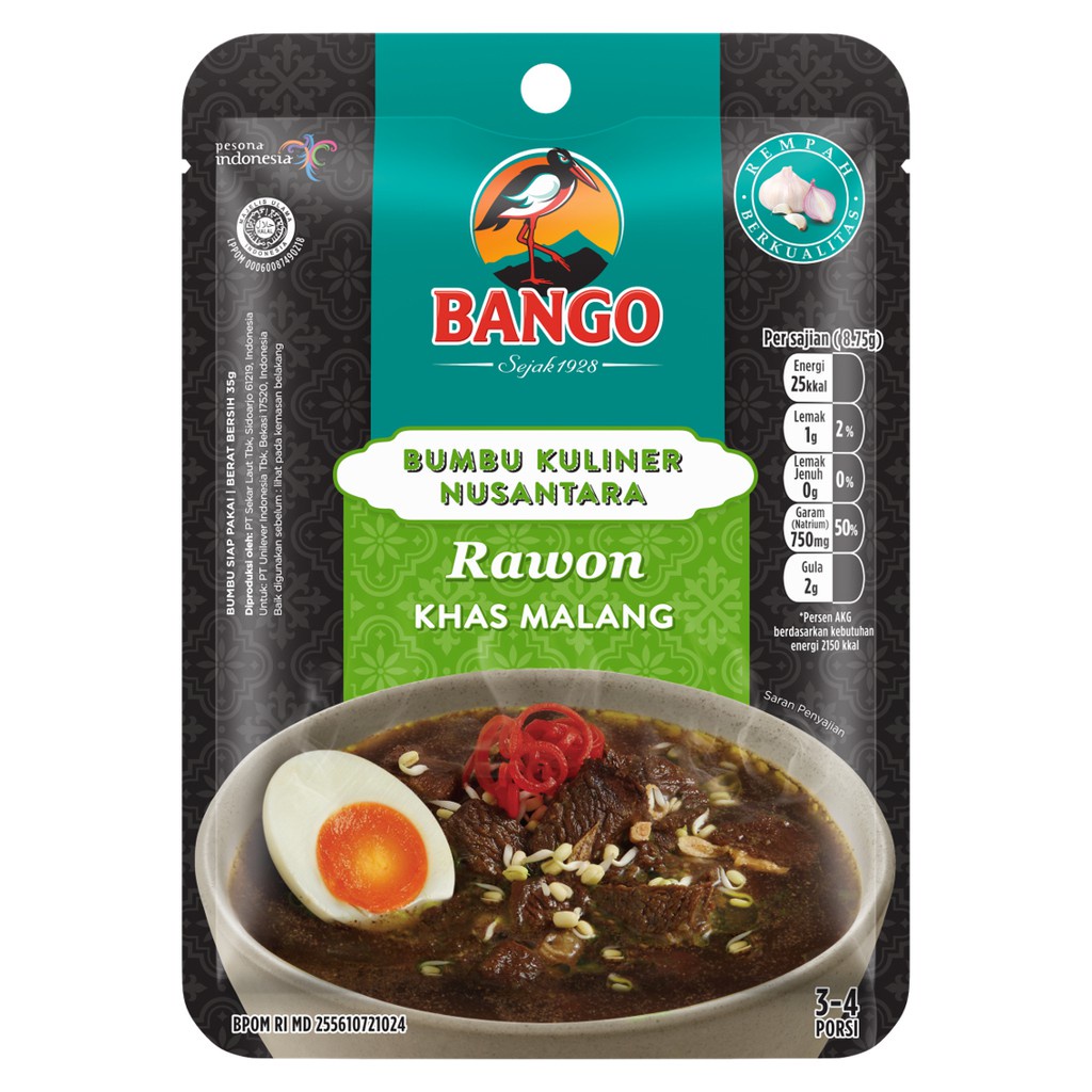 

BANGO BUMBU RAWON KHAS MALANG 35 GR