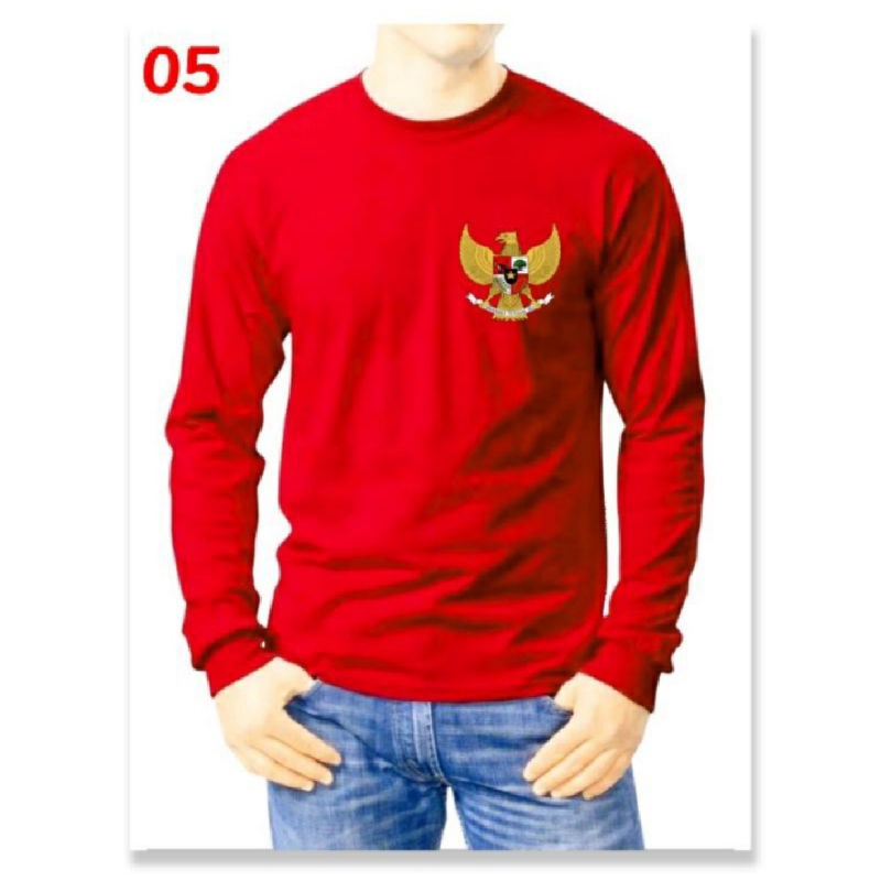 KAOS GARUDA PANCASILA DIDADA LENGAN PANJANG