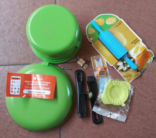 Jual Milkpan Ami + Frypan Ami : 1 Set Alat Masak Indonesia ( Ami ) Milkpan 16 Cm + Frypan 23 Cm