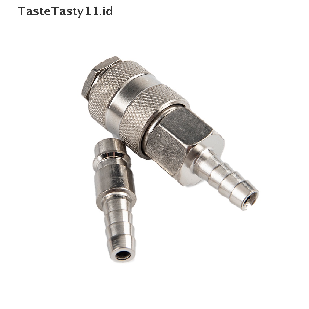 (TasteTasty) Adaptor Konektor Pneumatik + Plug EU Untuk Kompresor Udara