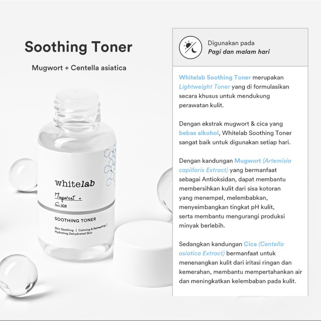 Whitelab Brightening Exfoliating Soothing Acne Face Toner White Lab All Variant Toner