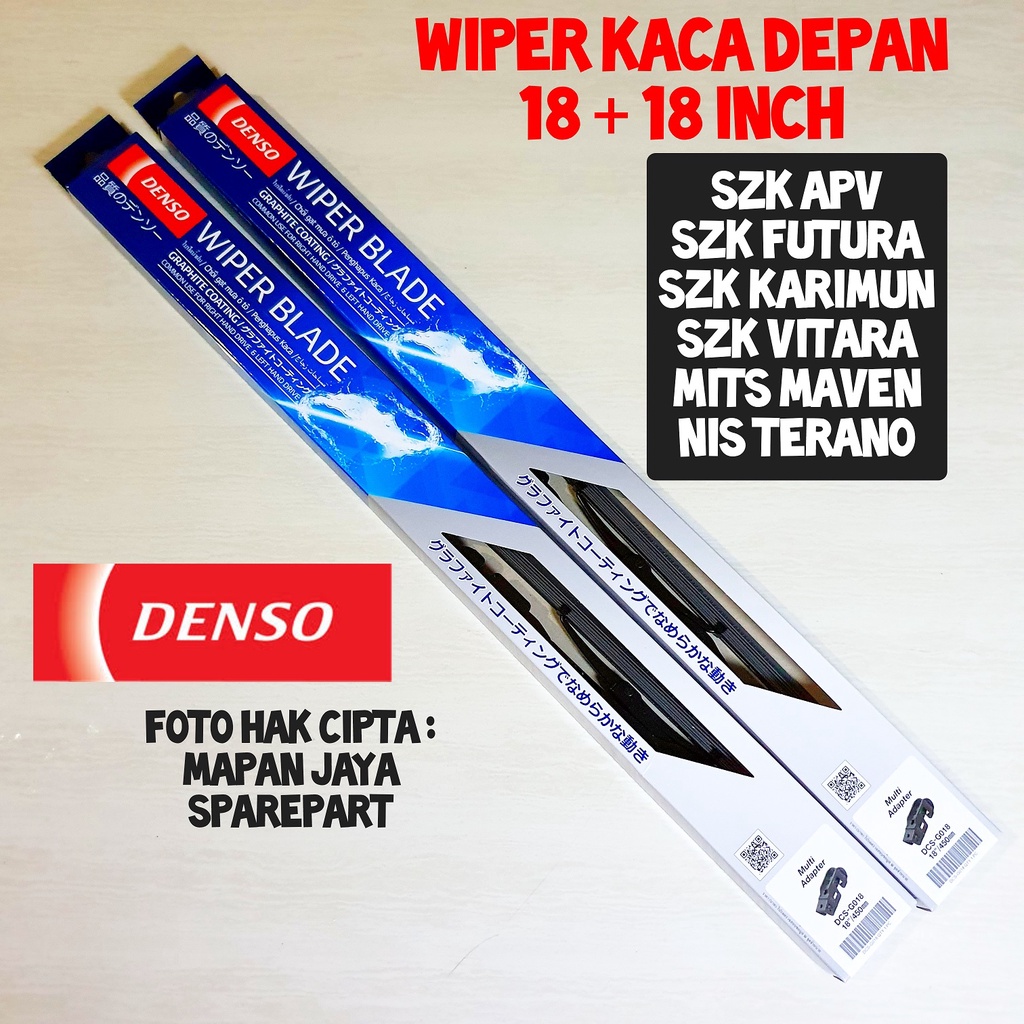 WIPER KACA DEPAN APV / FUTURA / KARIMUN / VITARA / MAVEN / TERANO DENSO