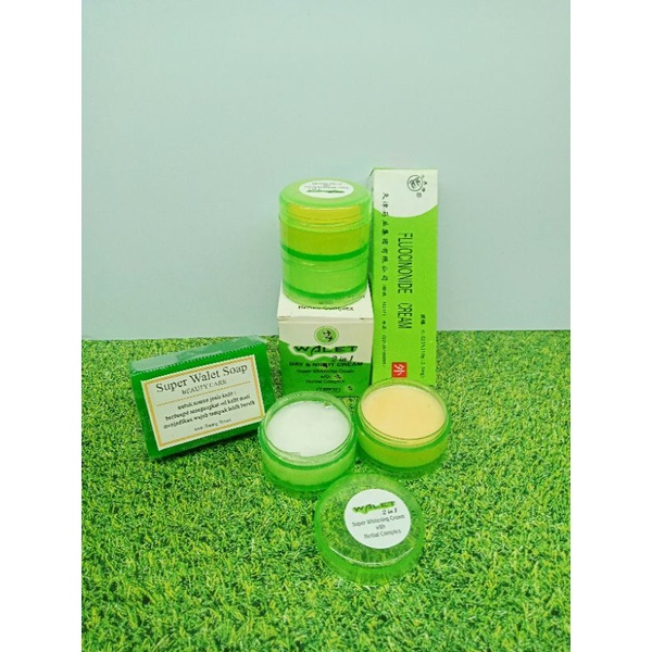 PAKET WALET SUSUN 4in1 ORIGINAL // Cream siang + Malam + Salep Walet + sabun super walet