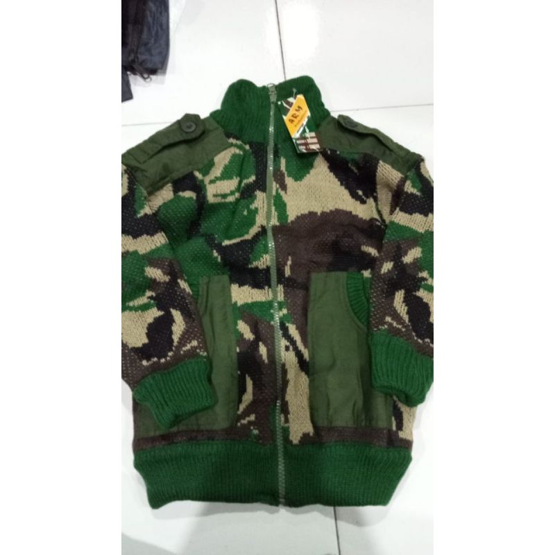 SWEATER ANAK2 ARMY //UMUR 7 THN &amp;10 THN