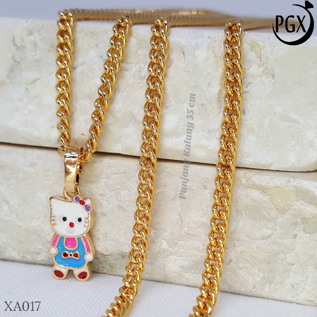 PGX Kalung Anak Perempuan Xuping Lapis Emas Aksesoris Fashion Perhiasan Premium - XA030