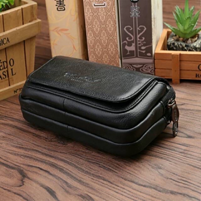 Hpo cheer soul 2382 lebar 17,5 cm - dompet hp kulit 3 ruang