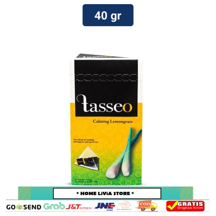 

Tasseo Premium Tea Bag Calming Lemongrass 40 gr