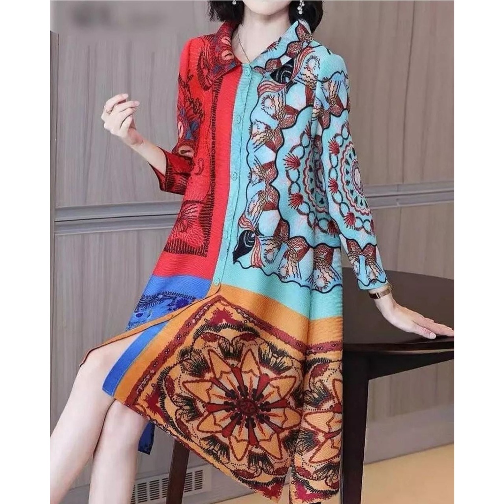 Dress Pleats Premium Import murah