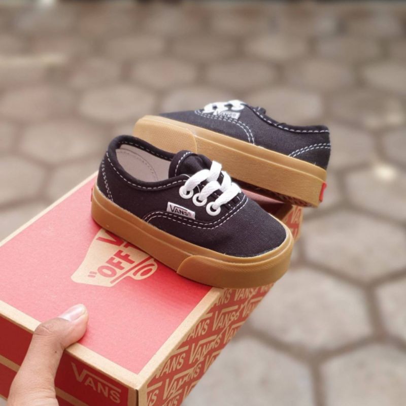 SEPATU ANAK VANS KIDS TALI &amp; PREPET SIZE  21-35