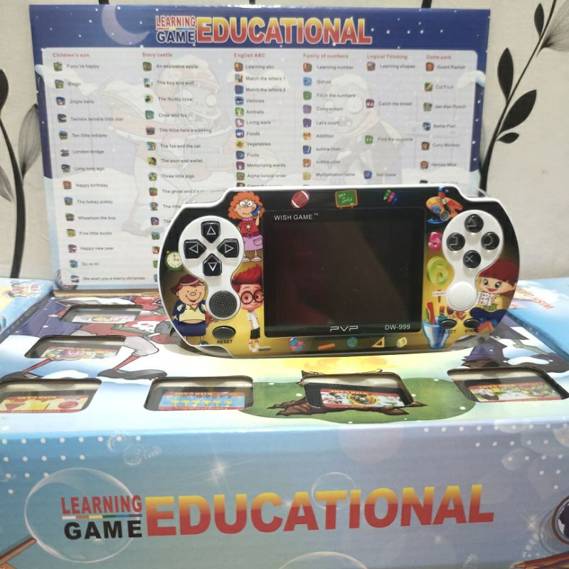 Gameboy portable PVP  EDUCATIONAL BELAJAR SAMBIL BERMAIN