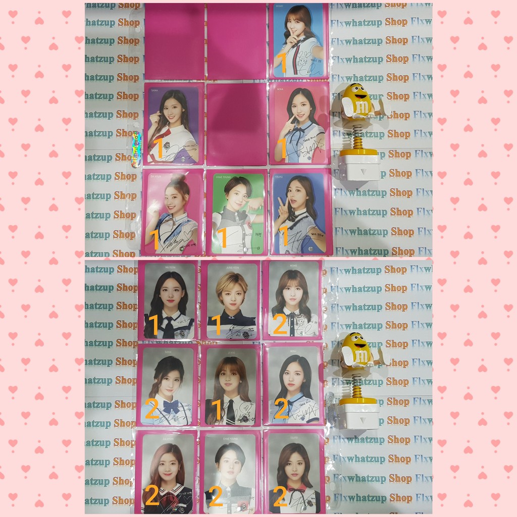 Twice Official Photocard (Skoolooks) - Collection