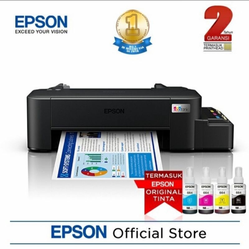 printer epson L121 pengganti epson L120 include tinta original