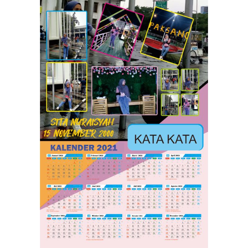 

Kalender 2021 Photo Custom
