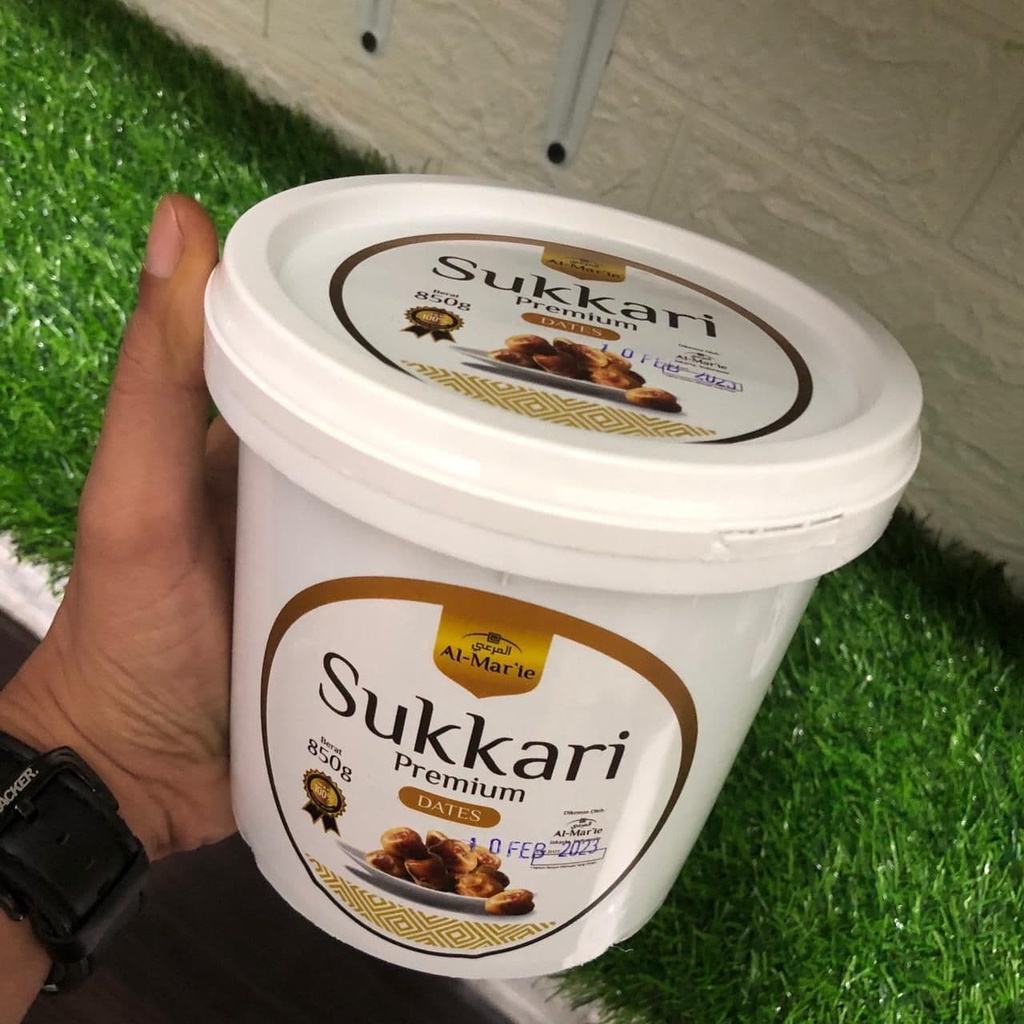 

KURMA SUKARI PREMIUM KEMASAN EMBER AL MARIE 850GRAM