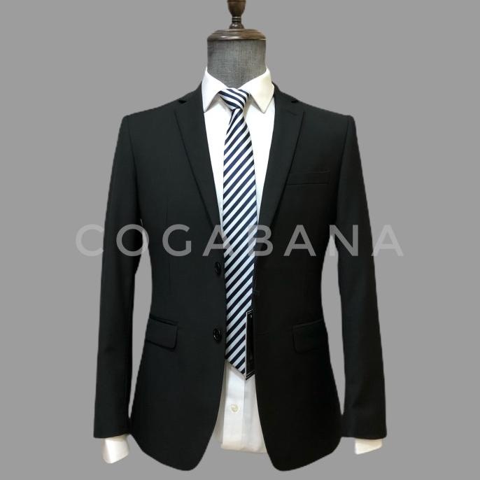 SLIM FIT COGABANA JAS HITAM JAS PRIA FORMAL