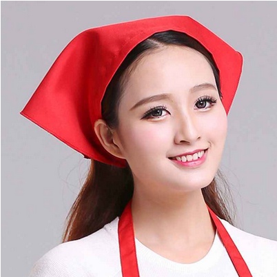 Topi Koki Segitiga Polos Topi Chef Topi Koki Topi Pabrik Konveksi Murah