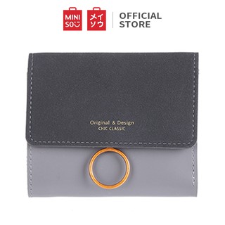 MINISO Retro Dompet Buram Pendek Watllet Folded Wallet 