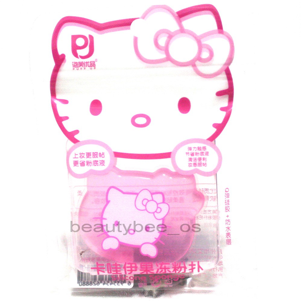 SILICONE SPONGE HELLO KITTY PINK / SPONGE SILIKON