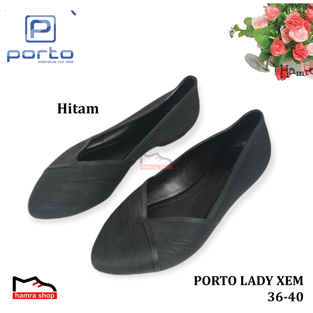 Porto XEM Sepatu Wanita Wedges Karet Jelly 36-40