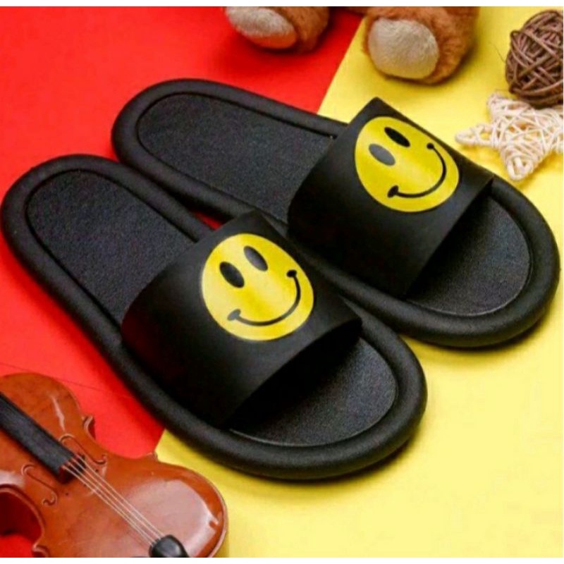 SandaL Wanita Kokop Smile SandaL rumah Slip~on termurah