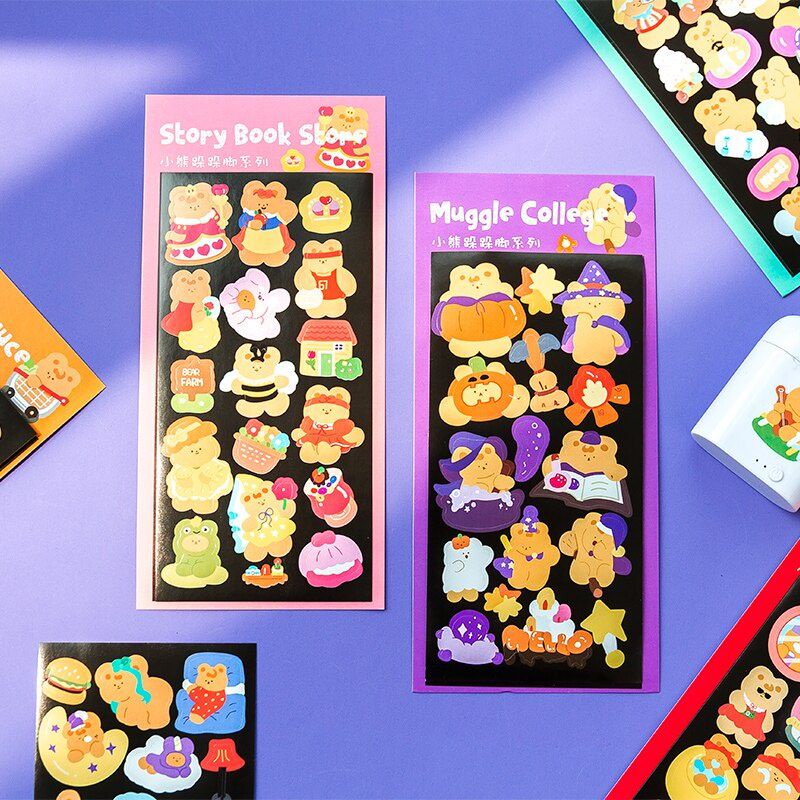 

Sticker Deco Beruang Stiker Kiss Cut Waterproof deco DIY