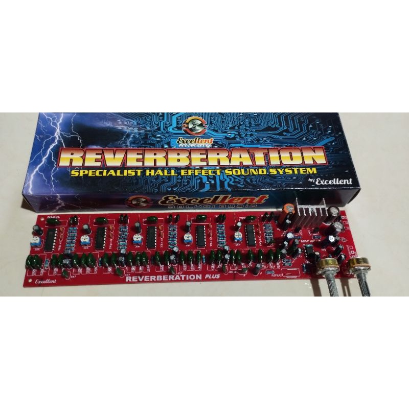Kit Echo Reverb 2potensio Efek dsp nyess Excellent