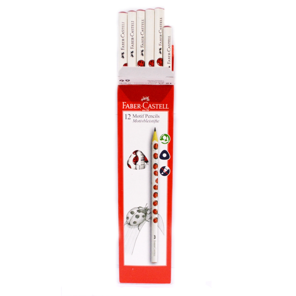 

HJK Pensil 2B Motif Lady Bugs Faber Castell Per Box