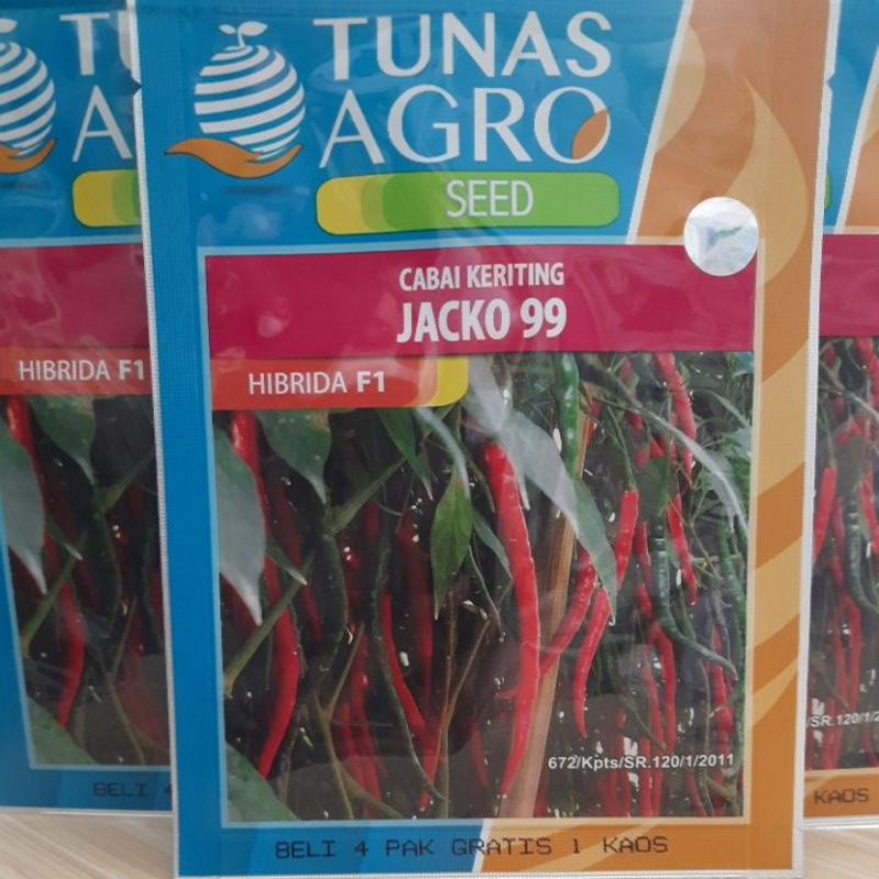 Benih Cabai Cabe Keriting JACKO 99 10 gram - Tunas Agro Seed