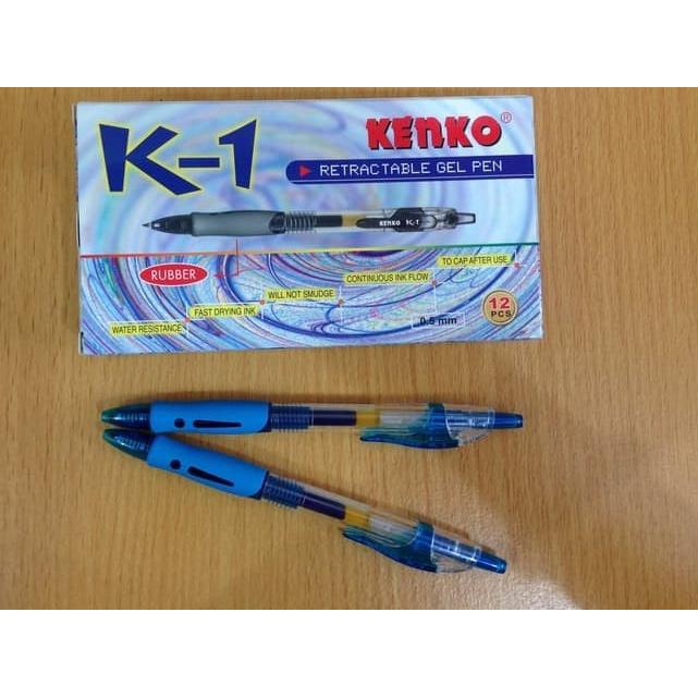 

➯ Pulpen Bolpen Ball Point Gel Pen KENKO K-1 0.5 mm Biru Grosir! ➮