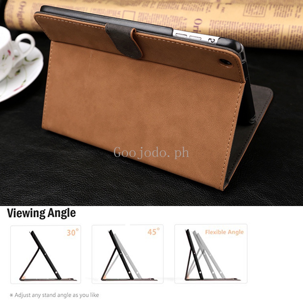 Case Bahan Kulit Untuk IPad 9 10.2 9.7 2018 10.9 Pro 11 Air 2 2018 9.7