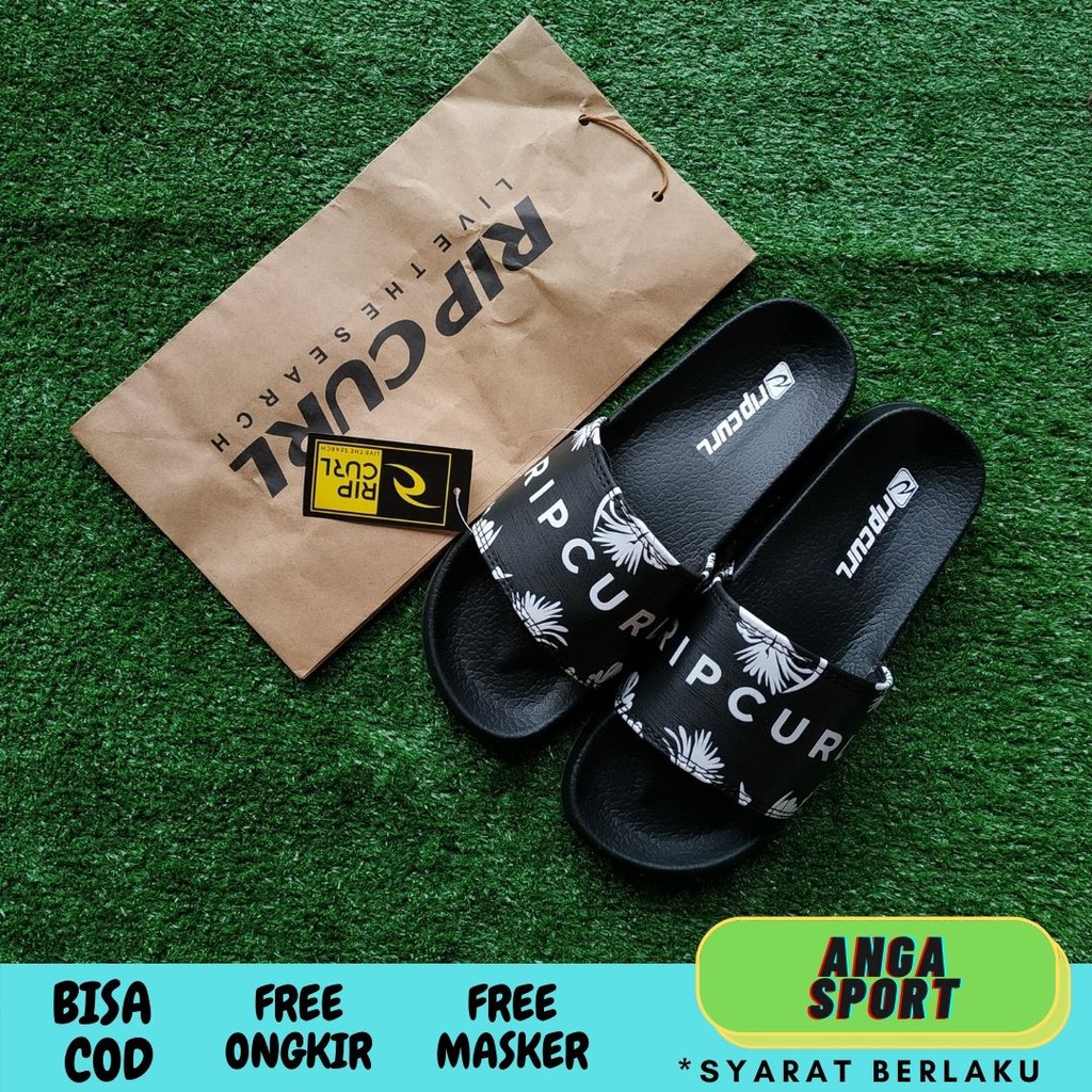 SANDAL SLIDE COWOK RIPCURL / SANDAL SLOP PRIA / SANDAL DISTRO / SENDAL CASUAL / SANDAL FLIP FLOP