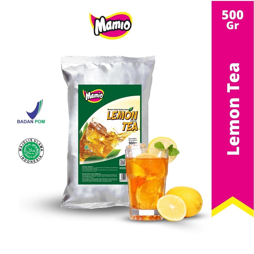 

Mamio Lemon Tea | Bubuk Minuman Lemon Tea