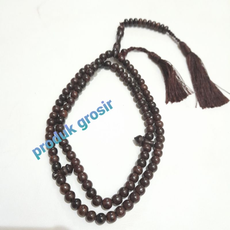 TASBIH KAYU GALIH ASEM 99BUTIR 6MM ORIZINAL