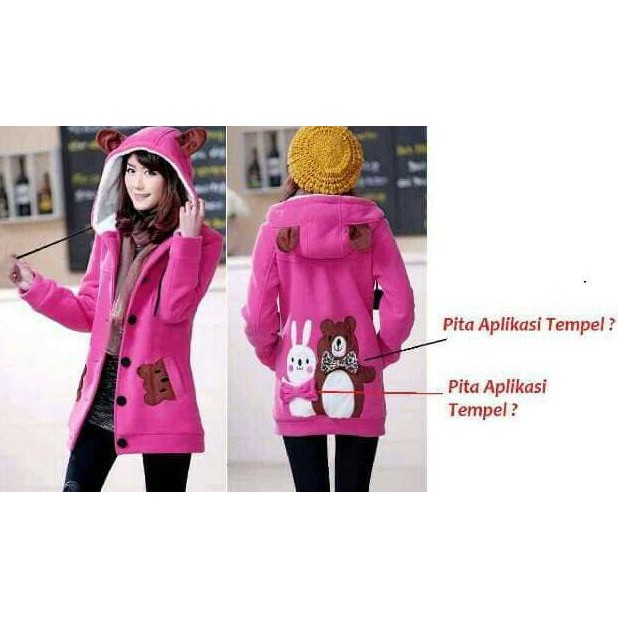 EDISI TERBARU JAKET TERBARU / JAKET WANITA REMAJA / JAKET KARAKTER LUCU /JAKET MURAH KEKINIAN