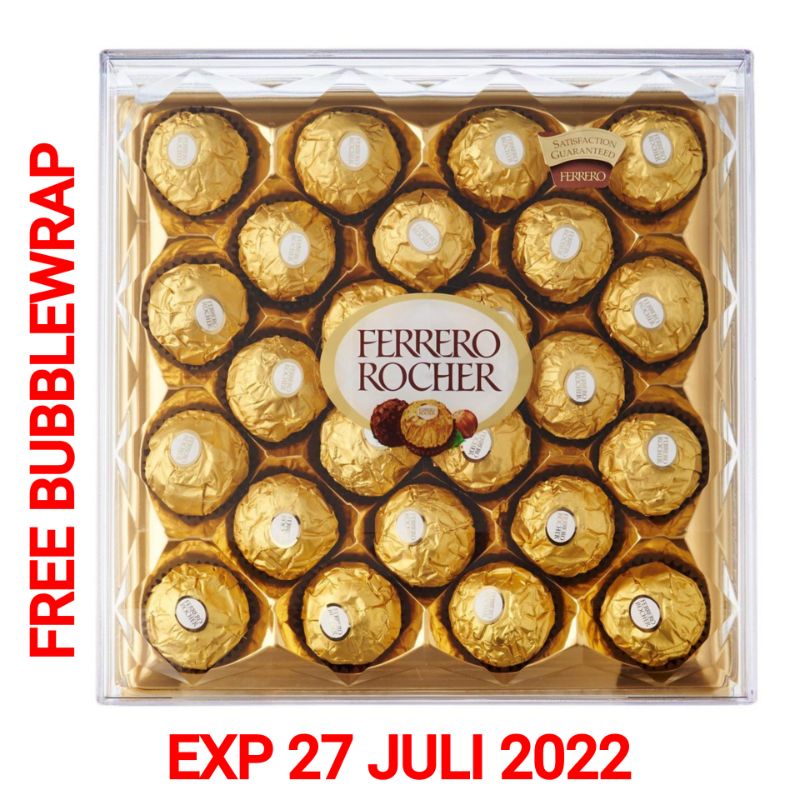 

Cokelat Coklat Ferrero Rocher T24 isi 24 T 24 Kado Hadiah Hampers Parcel Valentine Ultah Ulang Tahun