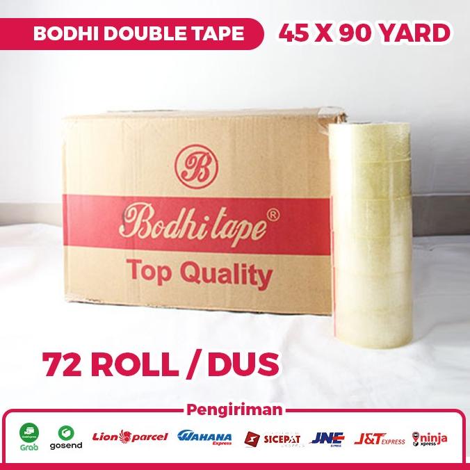 

1 DUS Lakban Isolasi -Bening- Bodhi (45mm x 90 Yard)