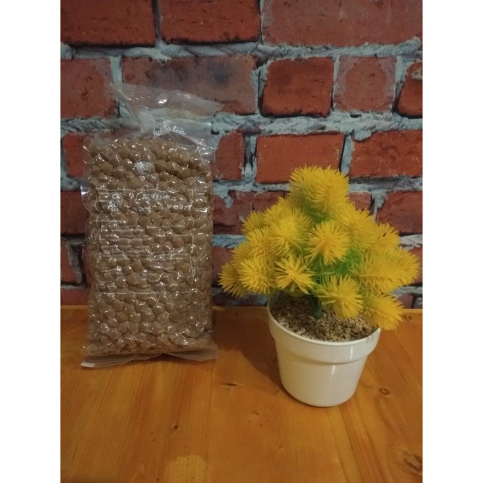 

Topping Tapioca Bubble Merk IT PIN Boba Black Pearl Tapioka Mutiara Bubel Drink- 1kg sbm