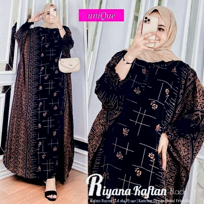 GROSIR KAFTAN RIYANA I KAFTAN SUPER JUMBO LD 140cm I DASTER LOWO TERMURAH