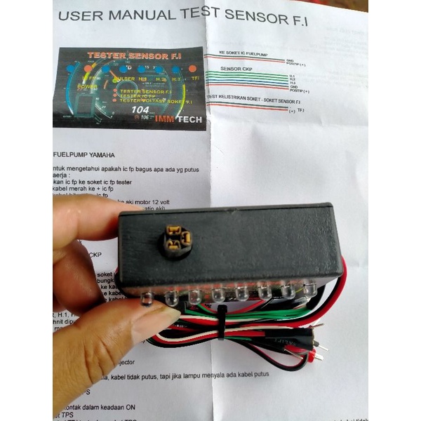 Alat cek Sensor CKP IC sensor TPS cek spool Assy iacv pulser