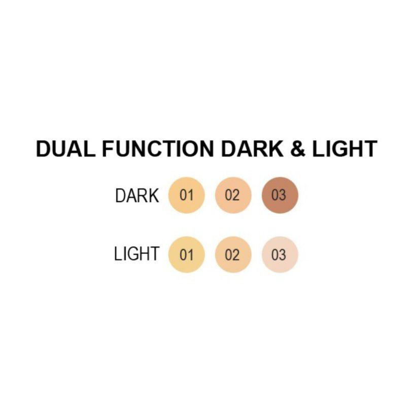 Refill bedak Lt pro dual function dark &amp; light