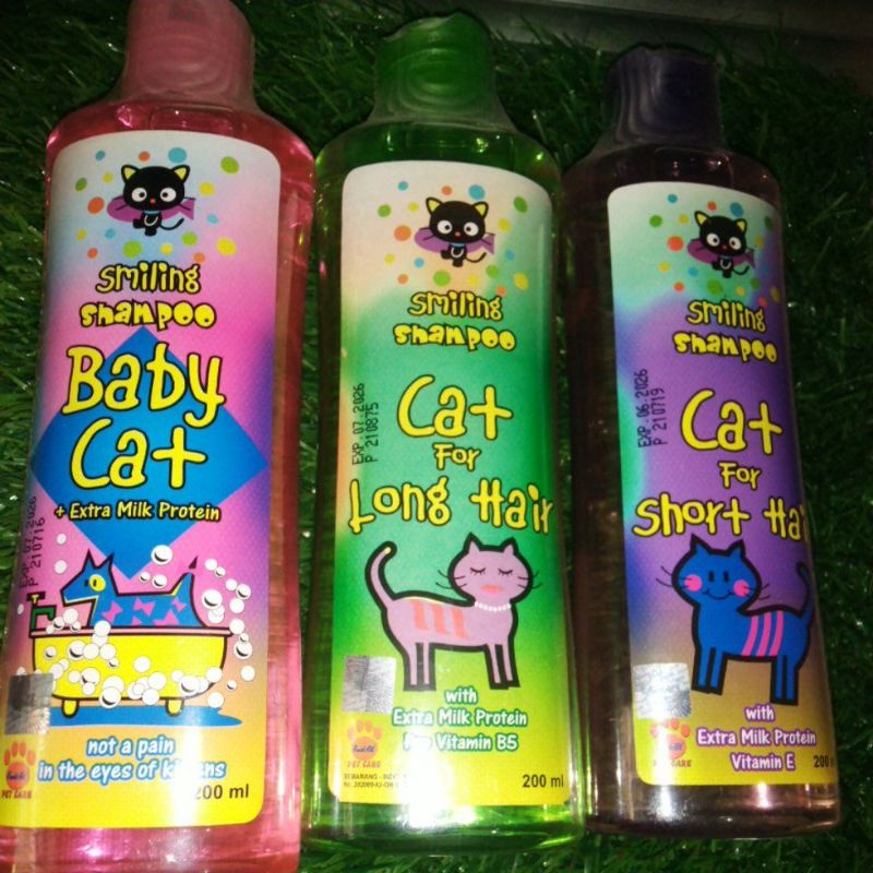 Shampoo kucing  Smiling 200 ml