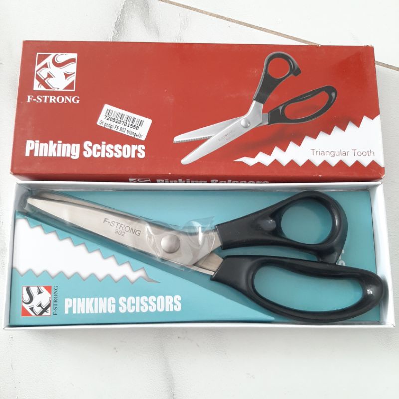 

GUNTING GERIGI/ZIGZAG/ PINKING SCISSORS FS-902 TRIANGULAR