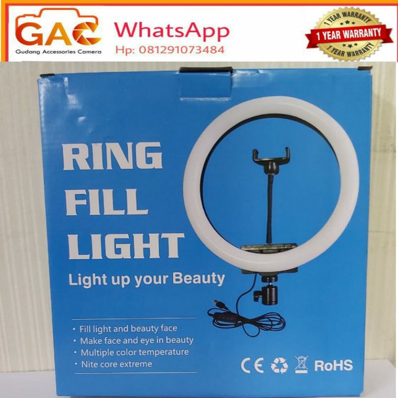 LED ringlight mini 26cm 10inch for makeup vlog youtube