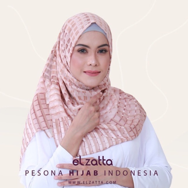 Jilbab Segiempat Elzatta Hijab Ori Disc Kaila Nadine